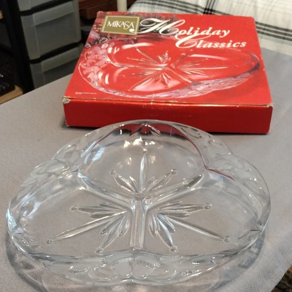 Mikasa Holiday Mikasa Divided Relish Tray Poshmark